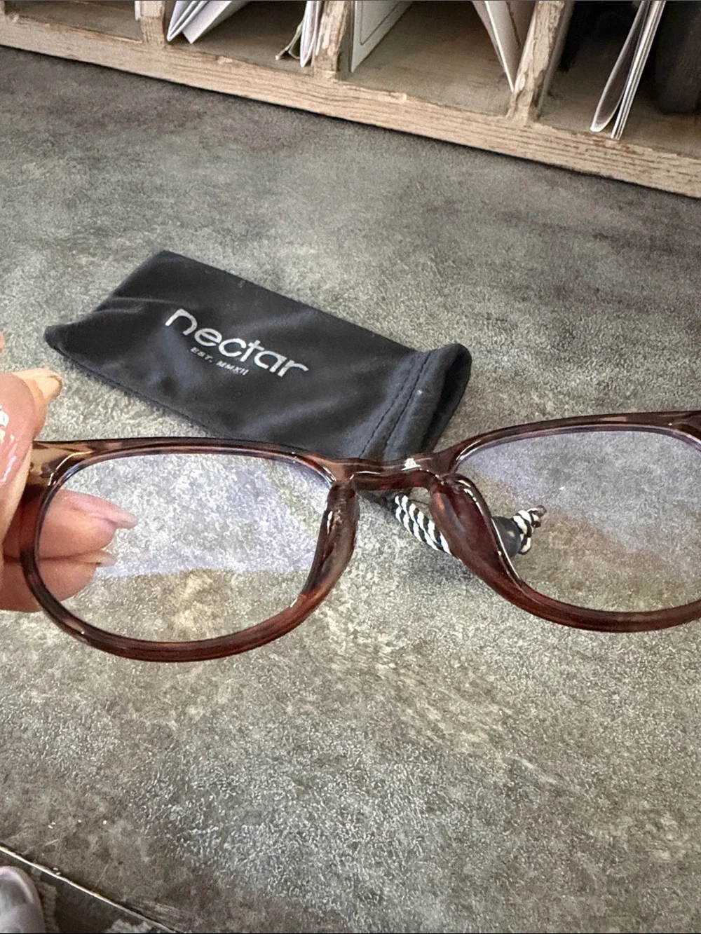 Cobalt Collection Blue-Tint Tortoiseshell Glasses